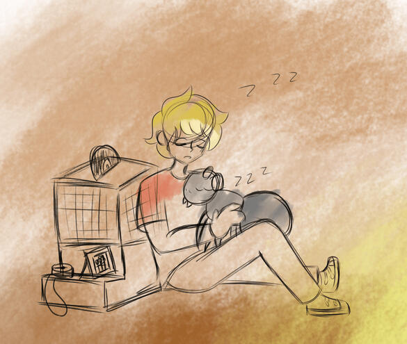 Tommy and Shroud Spider